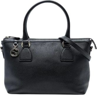 Gucci Pre-owned Handbags, female, Black, Size: ONE SIZE Pre-owned Vintage Handbag