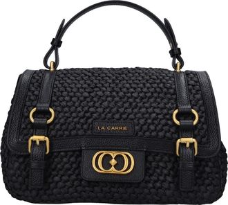 La Carrie Atena Bag - Dames - Handtassen - Zwart - ONE Size - Leer - Tassen