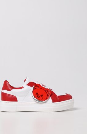 Moschino Kid leather sneakers