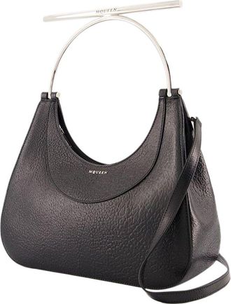 Alexander McQueen Alexander Mcqueen Black Lambskin Cross Bar Purse, Never Carried (Authentic Pre-Loved)