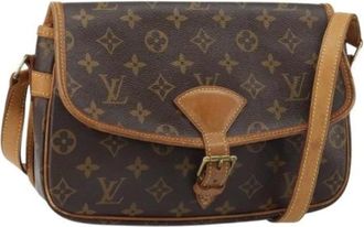 Louis Vuitton Pre-owned Cross Body Bags, female, Brown, Size: ONE SIZE Pre-owned Vintage Canvas Crossbody Bag