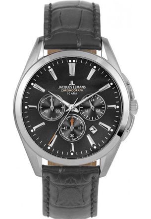 Jacques Lemans 1-1945-1A Mens Derby Watch - Silver - One Size