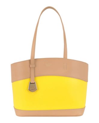 Ferragamo Womens Charming Leather Tote Bag In Brown Multi