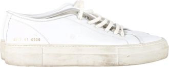 Common Projects Tournament Low Super Sole sneakers in wit leer