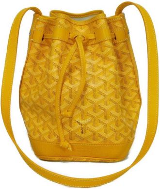 Goyard Canvas Leather Shoulder Bag (Pre-Owned)