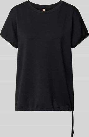 Soyaconcept T-Shirt aus Mohair-Mix mit Rundhalsausschnitt Modell BANU in BLACK, Gr&ouml;&szlig;e XL