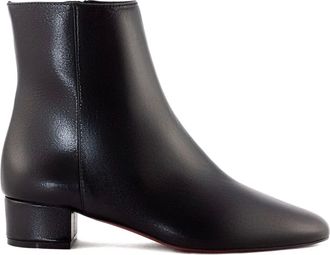 Roberto Festa Milano 40mm leather boots - women - Leather/Fabric/Leather - 38 - Black