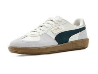 Puma Puma Mens Palermo Shoes, Warm White/Green Terrain, 11.5