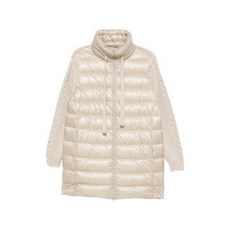Herno Quilted Panelled Zip-up Coat