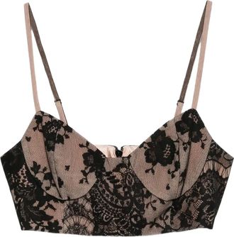 Quetsche Corsetto in pizzo - Toni neutri