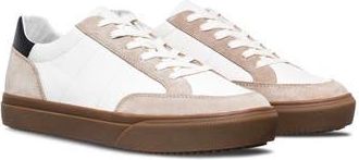 Clae Monroe Venice Leather Sneaker in White Feather Grey Dark Gum at Nordstrom Rack, Size 9.5