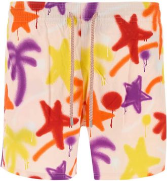 Palm Angels Printed Nylon Palm Angels X Vilebrequin Swimming Shorts