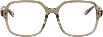 Chlo&eacute; Vierkante Brillen - Dames - Brillen - Grijs - 53 MM - Accessoires