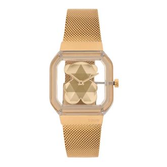 Tous Tous - D-Bear Party Horloge - Dames - Accessoires - Geel - Maat: ONE Size Acryl