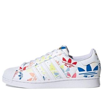 adidas Superstar Allover Trefoil - White Multi H00183