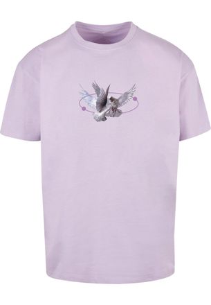 Mister Tee MT Upscale Mens Mt1977-vive La Liberte Oversize Tee T-Shirt, Fliederfarben, M