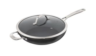 Kuhn Rikon Easy Pro Aluminium Non-Stick Induction Saute Pan, 28cm in Black