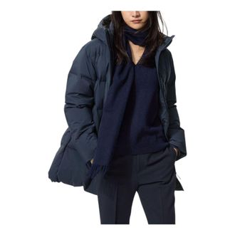 Uniqlo (WMNS) UNIQLO Seamless Down Short Coat Navy 481137-69