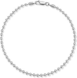 Yield of Men Mens Sterling Silver Ball Chain Bracelet at Nordstrom Rack, Size 9