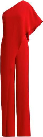 Ralph Lauren April Jumpsuit Silky GGT 154 - Dames - Jumpsuits - Rood - 3XS - Polyester - Jumpsuits & Playsuits
