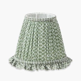 Mrs. Alice Lotus Ruffle Lampshade in Olive at Nordstrom