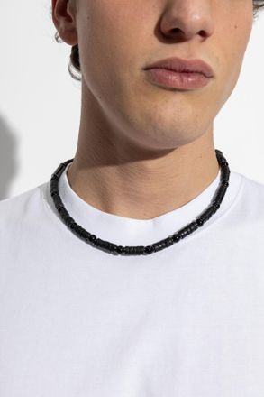 Dsquared2 Necklace With Engraved Logo, Mens, Black