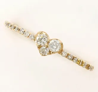 C&A Pink Gold Pink Gold (18K) Band Ring (Pre-Owned)
