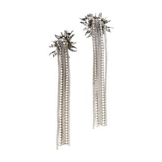 Alexander McQueen Sunflower Oorbellen - Dames - Oorbellen - Grijs - ONE Size - Accessoires
