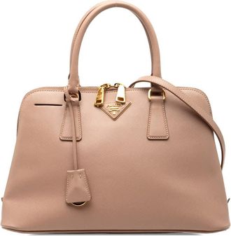 Prada Pre-owned Prada Medium Saffiano Lux Promenade Satchel SE009AQH8ITXE3V2