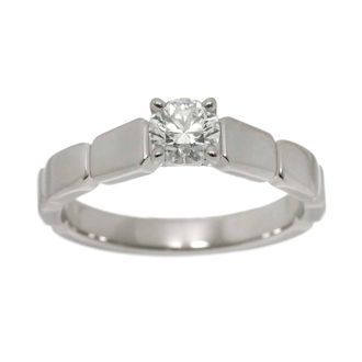 Chanel Platinum 950 Band Ring (Pre-Owned)