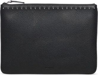 Valentino Garavani Clutch con borchie - Nero