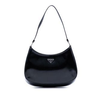 Prada Pre-owned Prada Spazzolato Leather Cleo Shoulder Bag Ladies 0I3TF2M0069N1ALY