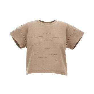 Elisabetta Franchi Donna, Top, Beige, XS, new