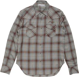 Acne Studios Grey Regular Check Shirt