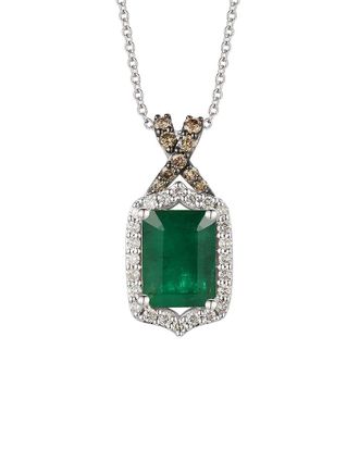 Le Vian Costa Smeralda Emeralds 14K 2.36 Ct. Tw. Diamond & Emeralds Drop Pendant