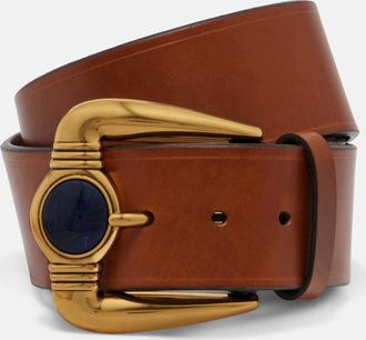 Etro Orologio embellished leather belt