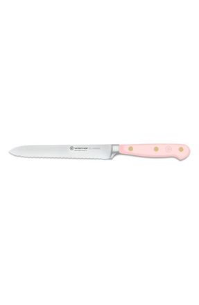 W&uuml;sthof Classic 5-Inch Serrated Utility Knife in Light Pink at Nordstrom