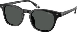 Polo Ralph Lauren Square Zonnebril - Heren - Zonnebrillen - Zwart - 50 MM - Nylon - Accessoires