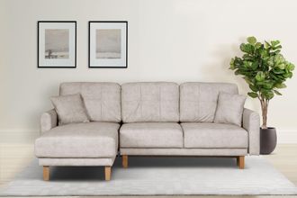 HOME AFFAIRE Ecksofa »TRIPLO optionale Schlafsofa mit Bettkasten, Masse B/T/H: 234/164/89 cm« L-Form wahlweise mit Bettfunktion - Liegefläche 132x210 cm