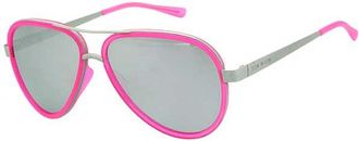 Italia Independent II 000B 018.000 Womens Sunglasses Silver Size 57