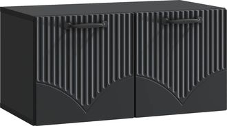 vidaXL Mueble Para Tv De Pared Negro 59,5 X 31 X 30 Cm Vidaxl