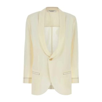 Philosophy di Lorenzo Serafini Blazers, female, Beige, XS, Polyester Blend Blazer