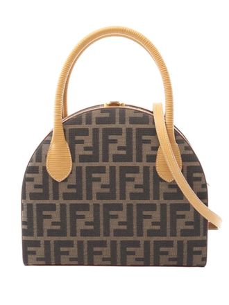 Fendi 20th Century Zucca Canvas satchel - women - Calf Leather/Canvas - One Size - Brown