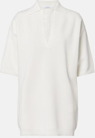Max Mara Knitted cr&ecirc;pe top