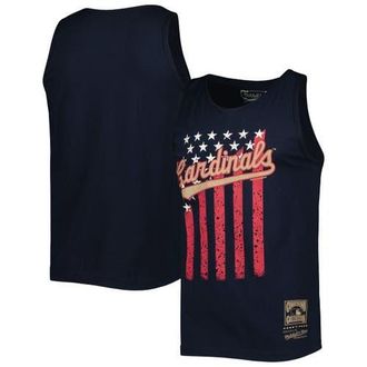 Mitchell & Ness Mens Mitchell & Ness Navy St. Louis Cardinals Cooperstown Collection Stars and Stripes Tank Top at Nordstrom, Size Small