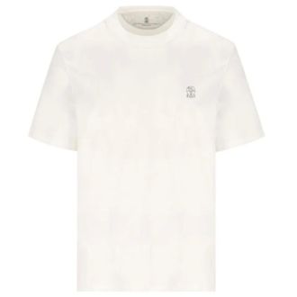 Brunello Cucinelli Hombre, Camisetas, Blanco, Talla: XL