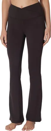 Yogalicious Crossover Flared Leggings in Chocolate Mousse at Nordstrom Rack, Size X-Small