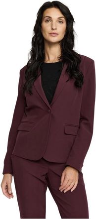2-Biz Ilia Blazer - Dames - Blazers - Rood - 3XL - Leer - Jassen