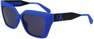 Calvin Klein Jeans CKJ22639S 400 Womens Sunglasses Blue Size 55