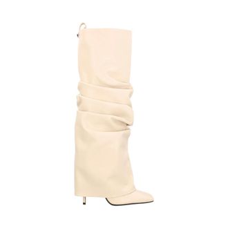 The Attico Dames, Schoenen, Wit, Maat: 41 EU Leer